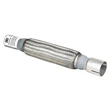 Переходник 45/50 L=400 под хомут с виброкомпенсатором 45х250 (нержавеющая алюминизированная сталь)