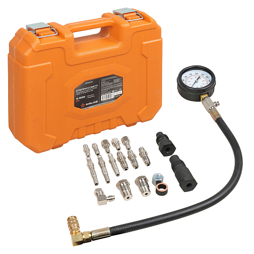 Компрессометр для дизельных двигателей PRO, набор 19пр., кейс