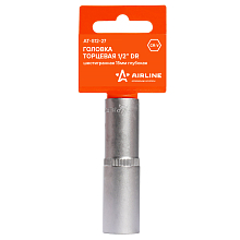 Головка торцевая 1/2"DR шестигранная 15мм, L=78мм пласт.подвес