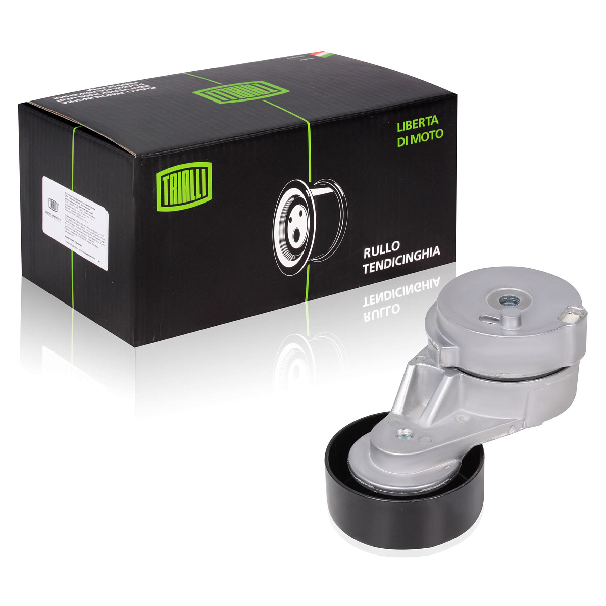 Ролик приводного ремня для автомобилей Hyundai Solaris (10-)/Kia Rio (10-) 1.4i/1.6i [Gamma] (с натяжным механизмом) (CM 0801)