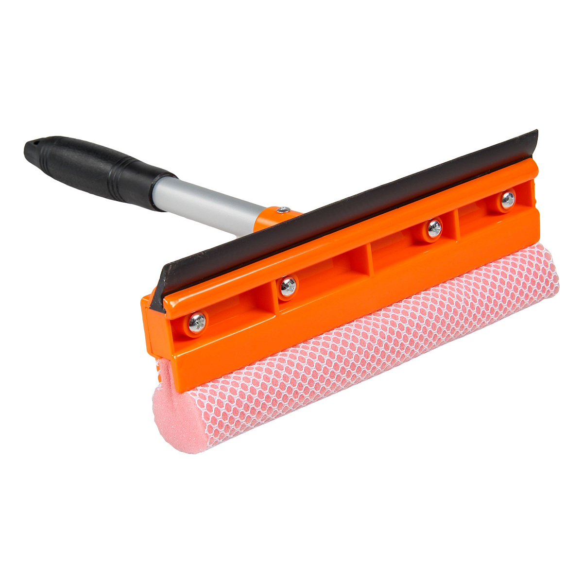 Щетка для мытья стекол с поролоном и водосгоном компактная (30 см)