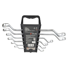 Набор ключей накидных дюймовых PRO 6пр. (5/16"-15/16") холдер