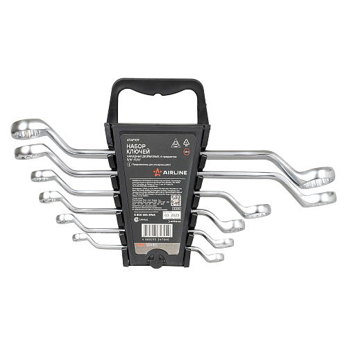 Набор ключей накидных дюймовых PRO 6пр. (5/16"-15/16") холдер