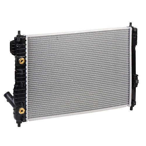 Радиатор охлаждения для автомобилей Aveo T255 (08-) 1.4i AT (паяный)