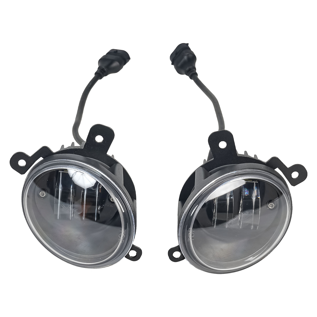 Фары противотуманные светодиодные для Лада Vesta, Granta, Kalina, 38Вт, H11, Белый, комплект 2 шт.