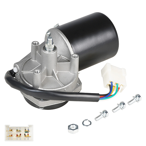 Моторедуктор стеклоочистителя для автомобилей КамАЗ/МАЗ/КрАЗ/БелАЗ (тип КЗАЭ)