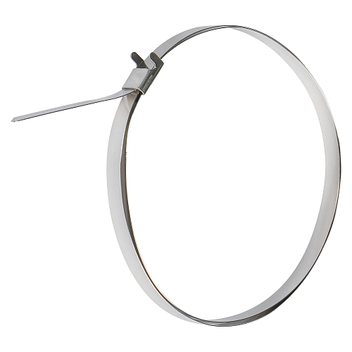 Хомут ленточный L750/6,4мм для пыльника ШРУСа, зажим, W4(304 нерж.)