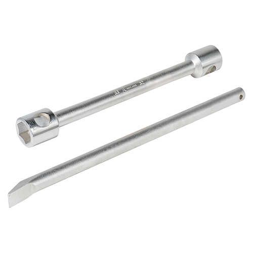 Ключ баллонный торцевой кованый 32*33*400мм с воротком