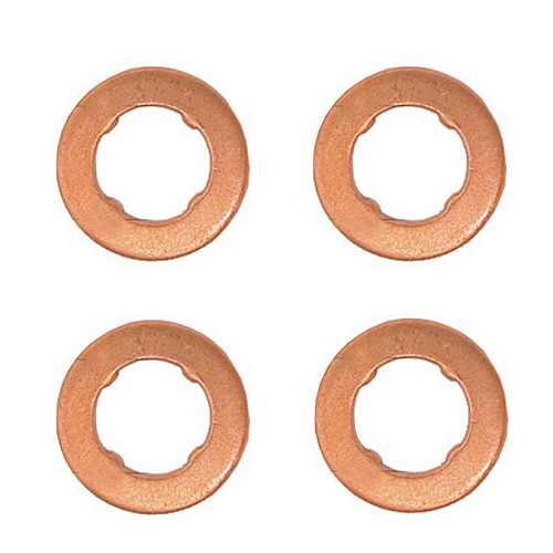 Прокладка форсунки топливной для а/м VAG/Kia/Volvo (13x1.5x7.7мм) (кмпл. 4 шт.)