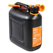Канистра 10л пластиковая для дизеля, крышка с защитой от детей
