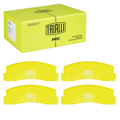 Колодки тормозные дисковые передние (керамические) для автомобилей Лада 2121 [серия PRO]