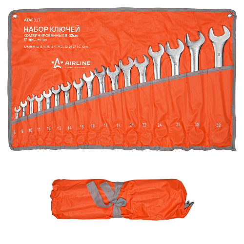 Набор ключей комбинированных 17пр. (8-32мм) сумка