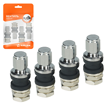 Вентиль для б/к шин V-3, латунь, 4 шт.