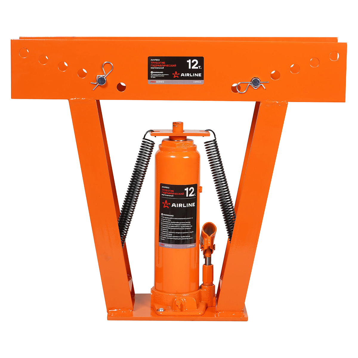 Трубогиб гидравлический 12т, вертикальный, башмаки 6шт. 1/2-2"