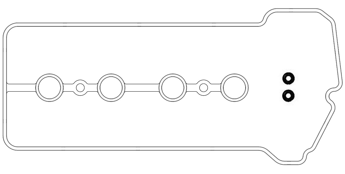 Прокладка клапанной крышки для а/м Toyota Corolla (01-)/Probox (02-)/Prius (03-) 1.5i [NZ]
