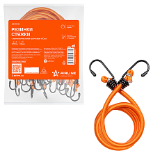 Резинки-стяжки набор 10 шт. 120 см, D-8 мм (металлические крючки)