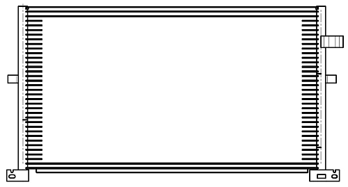 Радиатор кондиционера для автомобилей Mondeo (00-) M/A