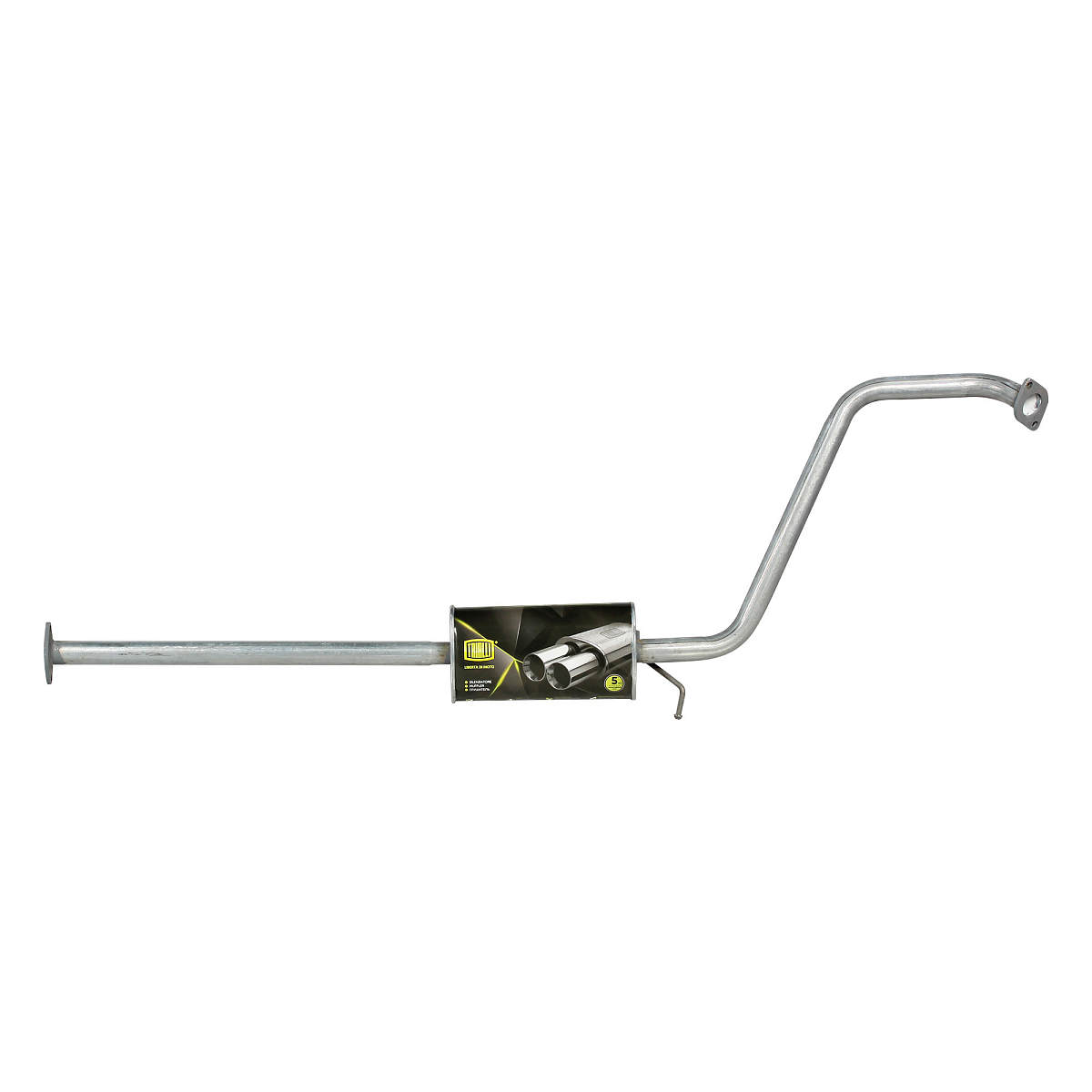 Глушитель для автомобилей Hyundai Getz (05-) 1.1i/1.4i дополнительный (резонатор) (алюминизированная сталь)