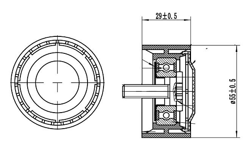 Ролик приводного ремня для автомобилей Mercedes M (W164) (05-)/M (W166) (11-) 3.0d [OM642] (опорный) h30 (выпуск с 11.2007) (под ремень 7PK)