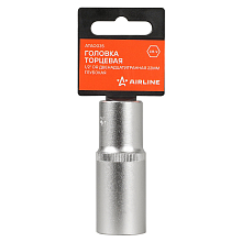 Головка торцевая 1/2"DR двенадцатигранная 22мм, L=78мм пласт.подвес