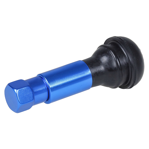 Вентиль для б/к шин TR414C c декор. колпачком, синий, 4 шт.