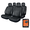 Чехлы для сидений универсальные "CARDINAL", 11 пред., экокожа, цвет черный