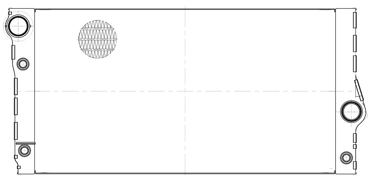 Радиатор охлаждения для автомобилей BMW 5 (F10) (10-)/7 (F01) (08-) G M/A