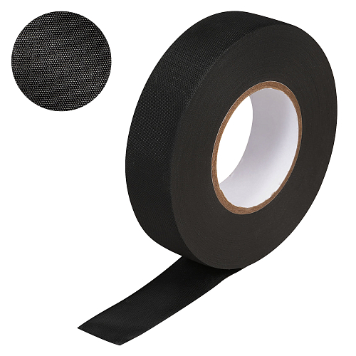 Изолента для жгутирования проводки 19 мм*25 м, термостойкая., на осн.полиэстера