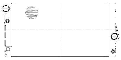 Радиатор охлаждения для автомобилей BMW 5 (F10) (10-)/7 (F01) (08-) G M/A
