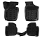 Ковры для Skoda Rapid (13-), 4 шт., (крепеж), выс. борт, 3D, ТЭП, черн.