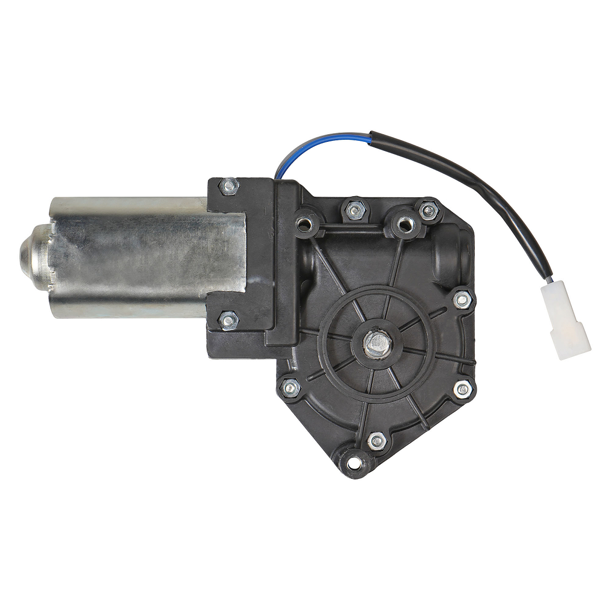 Моторедуктор стеклоподъемника для автомобилей Лада 2109/2110-2112/2113-2115 (правый) (тип КЗАЭ)