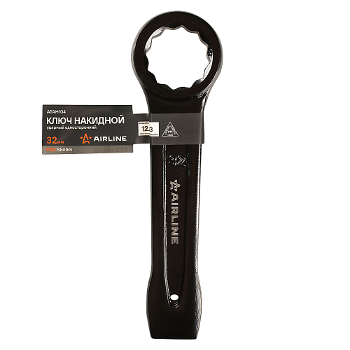 Ключ ударный накидной односторонний 32мм, L=185-200мм