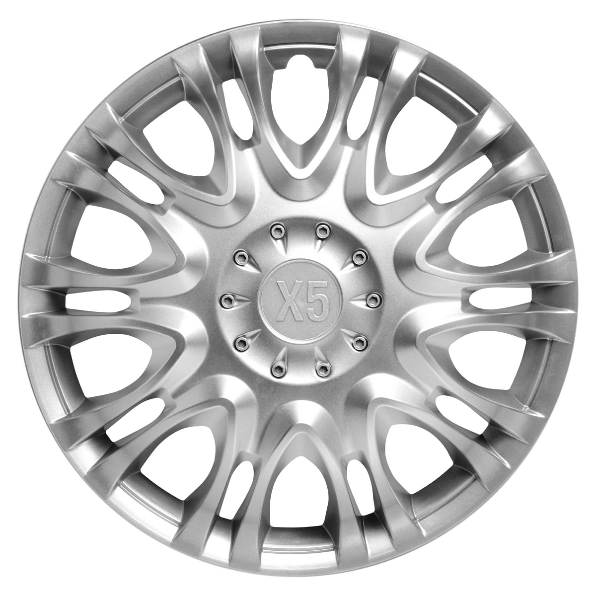 Колпаки колесные 16" "Х5", серебристый, компл. 2 шт.