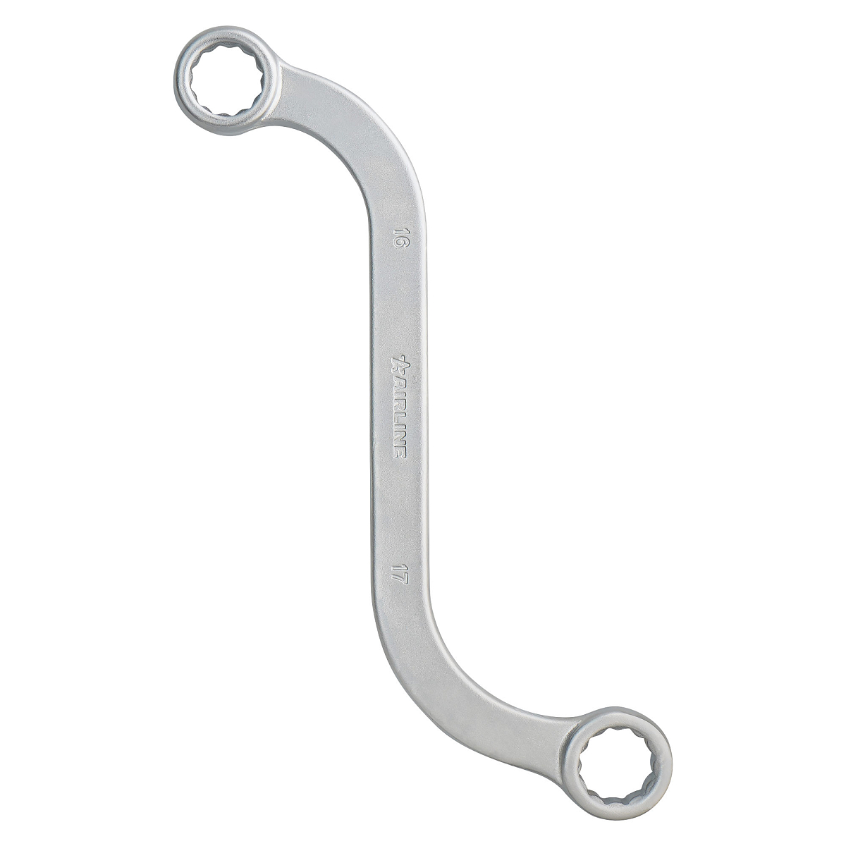 Ключ накидной S-образный 16х17 PRO, пласт.подвес