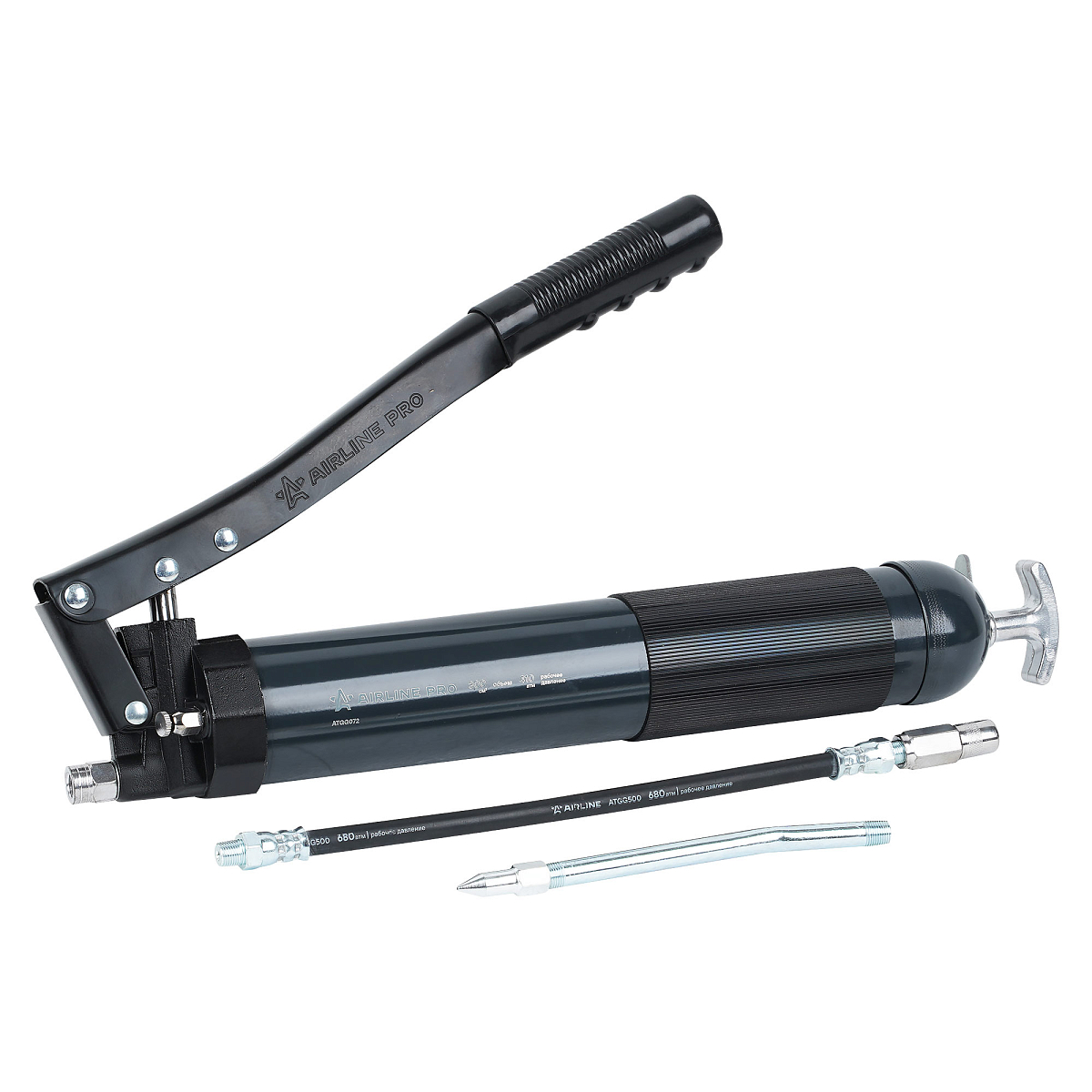 Шприц двухплунжерный 800см3 PRO, клапан уд. воздуха