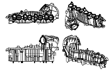 Коллектор впускной для а/м BMW X1 (E84) (09-)/X3 (E83) (07-) 2.0D [N47]