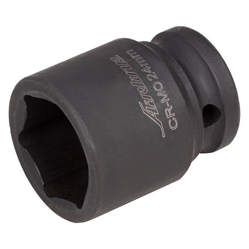 Головка ударная торцевая 1/2"DR шестигранная 24мм, L=42мм