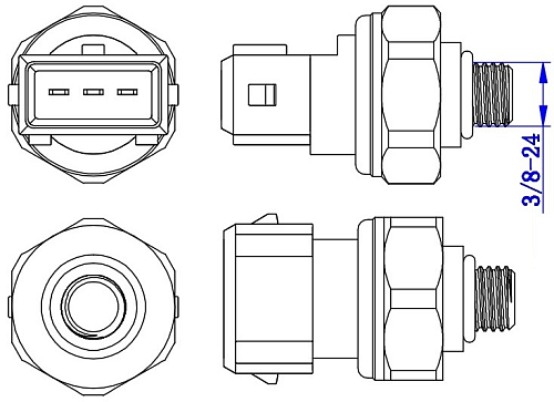 Датчик давления хладагента для автомобилей Volvo XC90 (15-)
