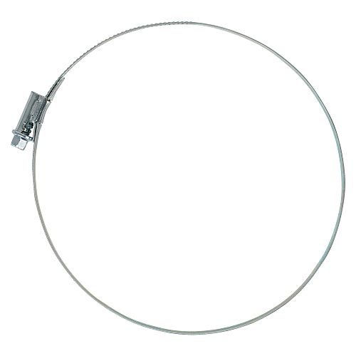 Хомут 120-140/9мм, червячный, усиленный, W1(оцинк), 1 шт.