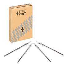 Комплект свечей накаливания (4шт) для автомобилей FIAT Ducato (Sollers-RUS) (99-) 2.3JTD