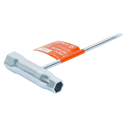 Ключ свечной Т-образный с отвёрткой 13x19мм