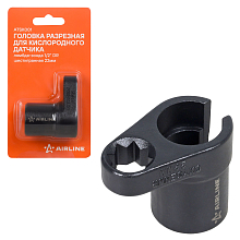 Головка разрезная для кислородного датчика, лямбда-зонда 1/2" DR шестигранная 22мм