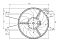 Электровентилятор охлаждения для автомобилей Ford Fusion (02-)/Fiesta (01-) (с кожухом и резистором) A/C+