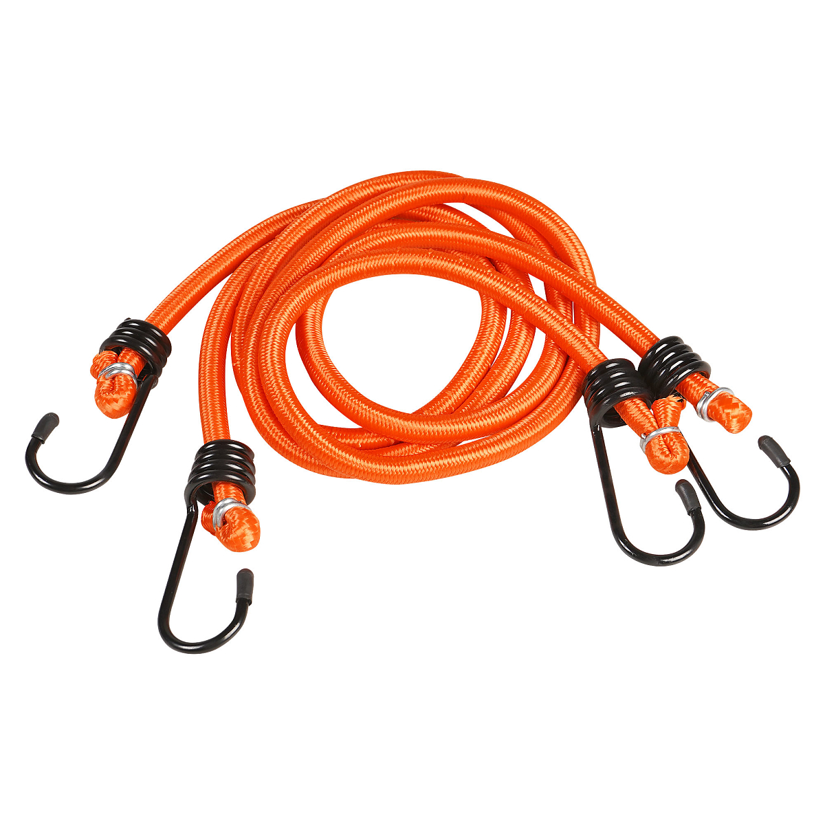 Резинки-стяжки набор 10 шт. 120 см, D-8 мм (металлические крючки)