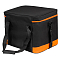 Сумка-холодильник (термосумка) 40 л, 41*31*32 см, цвет черный/оранжевый