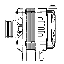 Генератор для автомобилей Mazda 6 GJ (12-) 2.0i/2.5i/CX-5 (15-) 2.5i/3 BM (13-) 1.5i (с рекуперацией) 150A