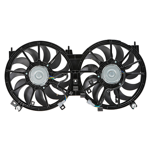 Электровентилятор охлаждения для автомобилей Nissan Teana (08-)/Murano (08-) (2 вент.) (с кожухом)