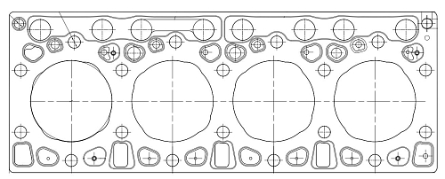 Прокладка ГБЦ для автомобилей ГАЗон Next (дв. ЯМЗ-534)