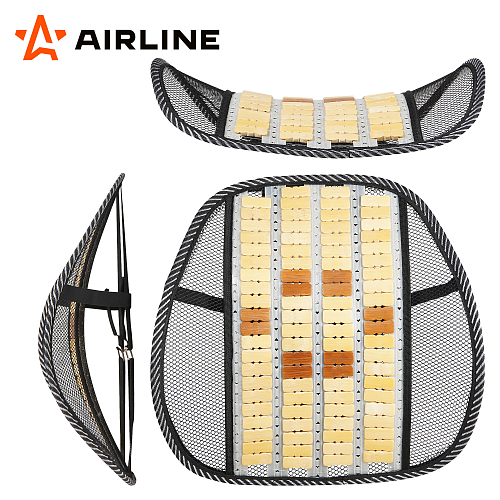 Поддержка спины анатомическая с деревянными вставками