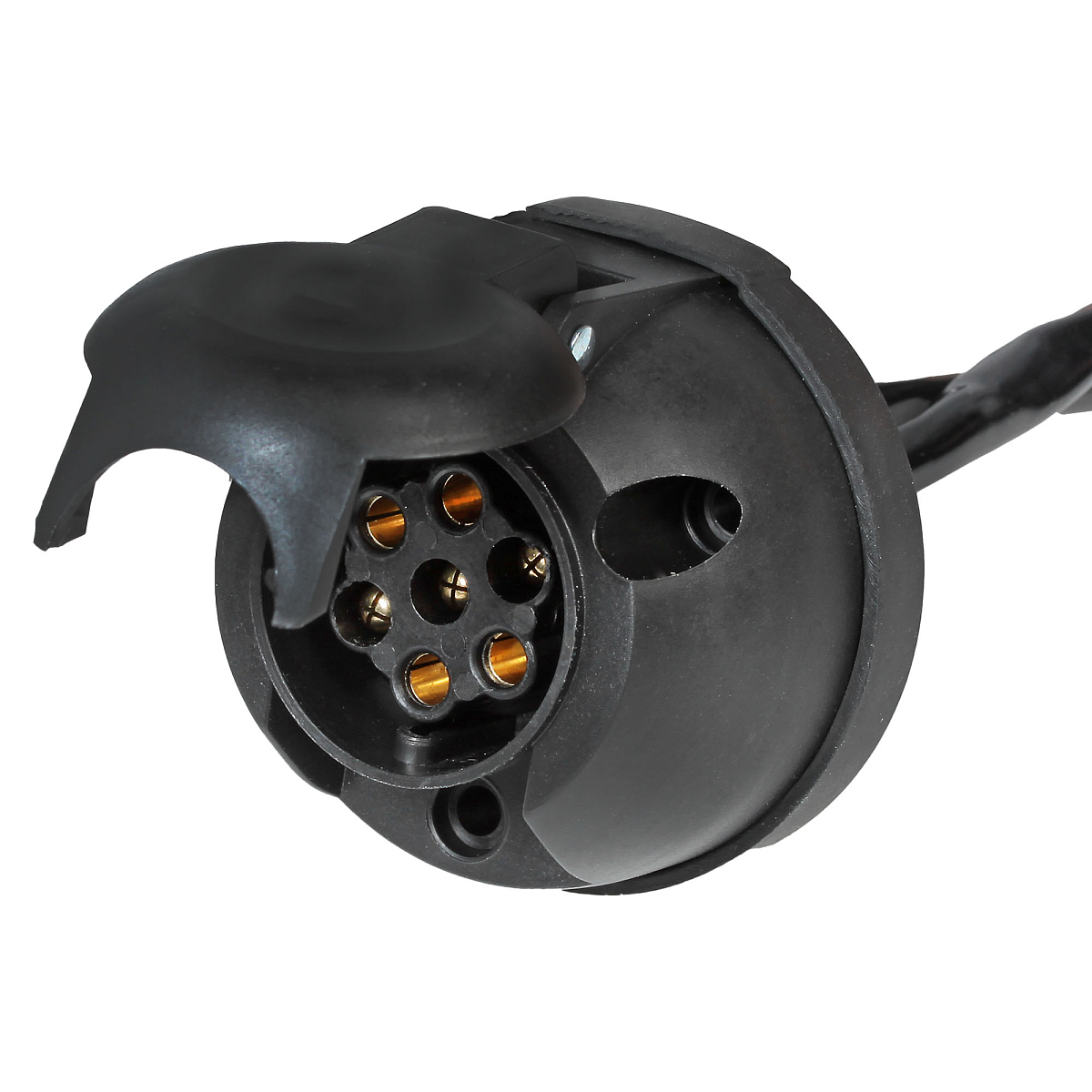 Проводка фаркопа с розеткой 12В 7 контактов 1,5м универсальная